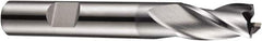 DORMER - 3mm Diam, 7mm LOC, 3 Flute Solid Carbide Keyway End Mill - Spiral Flute, AlCrN Finish, 6mm Shank Diam, 57mm OAL, 30° Helix, Centercutting - Exact Tool & Supply
