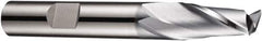 DORMER - 3mm Diam, 7mm LOC, 2 Flute Solid Carbide Keyway End Mill - Spiral Flute, AlCrN Finish, 6mm Shank Diam, 57mm OAL, 30° Helix, Centercutting - Exact Tool & Supply