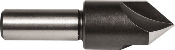 Union Butterfield - 3/8" Head Diam, 1/4" Shank Diam, 3 Flute 100° High Speed Steel Countersink - Exact Tool & Supply