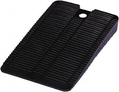 Precision Brand - 200 Piece, 1/4" Thick x 1" Wide x 2" Long Polypropylene Shim Stock Sheet Assortment - Black, ±10% Tolerance - Exact Tool & Supply