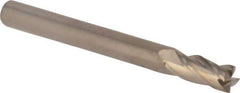 M.A. Ford - 5mm, 11mm LOC, 5mm Shank Diam, 51mm OAL, 4 Flute, Solid Carbide Square End Mill - Single End, Uncoated, 30° Helix, Centercutting, Right Hand Cut, Right Hand Flute, Series 163 - Exact Tool & Supply