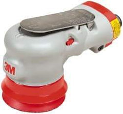 3M - 12,000 OPM, 17 CFM Air Consumption, 90 psi Air Pressure, Palm Air Orbital Sander - Round Pad, - Exact Tool & Supply
