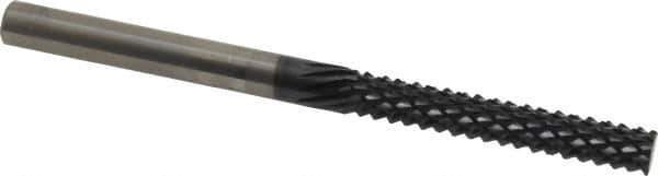 Onsrud - 1/4" Diam, 1-1/2" LOC, Plain End, Solid Carbide Diamond Pattern Router Bit - Right Hand Cut, 3-1/2" OAL, 1/4" Shank Diam, Use on Composites - Exact Tool & Supply