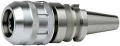 Accupro - BT40 Taper Shank, 3/4" Hole Diam x 2.05" Nose Diam Milling Chuck - 4.13" Projection, 0.0002" TIR, Through-Spindle & DIN Flange Coolant, Balanced to 10,000 RPM - Exact Tool & Supply