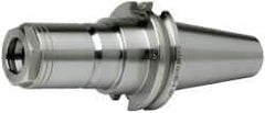 Accupro - 3/64" to 3/8" Capacity, 3" Projection, CAT40 Taper Shank, DA200 Collet Chuck - 0.0002" TIR, Through-Spindle & DIN Flange Coolant - Exact Tool & Supply