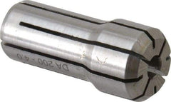Parlec - 0.1575 Inch, Series DA200 Double Angle Collet - 1-3/16 Inch Overall Length, 0.539 Inch Overall Diameter - Exact Tool & Supply