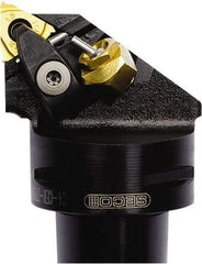 Seco - External Thread, Right Hand Cut, 50mm Shank Width x 50mm Shank Height Indexable Threading Toolholder - 27ER Insert Compatibility, CE Toolholder, Series Snap Tap - Exact Tool & Supply