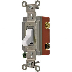 Hubbell Wiring Device-Kellems - Toggle Switches Switch Type: Extra Heavy Duty Switch Sequence: Off-On - Exact Tool & Supply