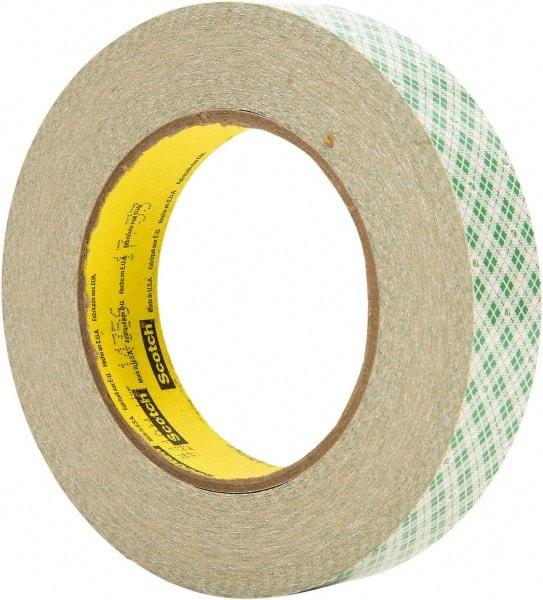3M - 36 Yd Rubber Adhesive Double Sided Tape - 5 mil Thick, Paper Liner - Exact Tool & Supply