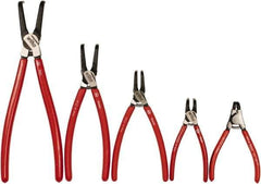 Wiha - 5 Piece Retaining Ring Plier Set - Comes in Box - Exact Tool & Supply
