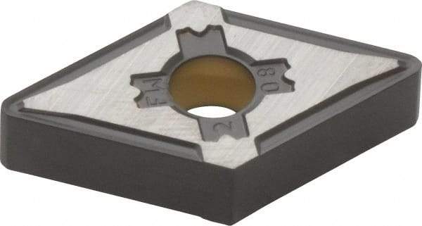 Kennametal - DNMG432 FW Grade KCP05 Carbide Turning Insert - TiCN/Al2O3 Finish, 55° Diamond, 1/2" Inscr Circle, 3/16" Thick, 1/32" Corner Radius - Exact Tool & Supply
