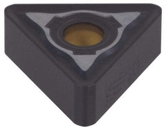 Kennametal - TNMG333 MW Grade KCP25 Carbide Turning Insert - TiCN/Al2O3 Finish, 60° Triangle, 3/8" Inscr Circle, 3/16" Thick, 3/64" Corner Radius - Exact Tool & Supply