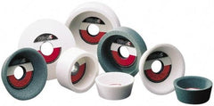 Camel Grinding Wheels - 5" Diam, 1-1/4" Hole Size, 1-3/4" Overall Thickness, 60 Grit, Type 11 Tool & Cutter Grinding Wheel - Medium Grade, Aluminum Oxide, J Hardness, Vitrified Bond, 5,348 RPM - Exact Tool & Supply