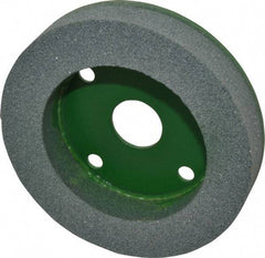 Camel Grinding Wheels - 6" Diam, 1-1/4" Hole Size, 1" Overall Thickness, 60 Grit, Type 50 Tool & Cutter Grinding Wheel - Medium Grade, Silicon Carbide, I Hardness, Vitrified Bond, 3,450 RPM - Exact Tool & Supply
