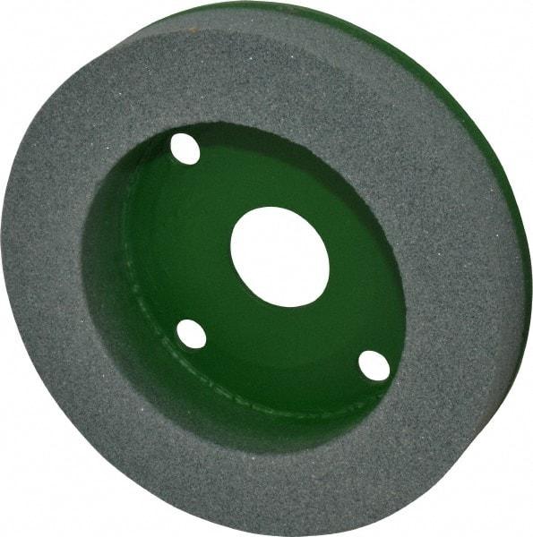 Camel Grinding Wheels - 6" Diam, 1-1/4" Hole Size, 1" Overall Thickness, 80 Grit, Type 50 Tool & Cutter Grinding Wheel - Medium Grade, Silicon Carbide, I Hardness, Vitrified Bond, 3,450 RPM - Exact Tool & Supply