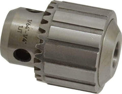 Accupro - JT1, 1/32 to 1/4" Capacity, Tapered Mount Drill Chuck - Keyed, 32mm Sleeve Diam, 40mm Open Length - Exact Tool & Supply