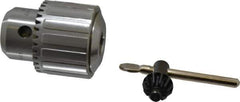 Accupro - JT6, 1/32 to 1/2" Capacity, Tapered Mount Drill Chuck - Keyed, 2.087" Sleeve Diam, 2.717" Open Length - Exact Tool & Supply