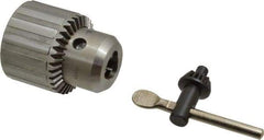 Accupro - JT33, 1/32 to 1/2" Capacity, Tapered Mount Drill Chuck - Keyed, 2.087" Sleeve Diam, 2.717" Open Length - Exact Tool & Supply