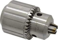 Accupro - JT4, 3/16 to 3/4" Capacity, Tapered Mount Drill Chuck - Keyed, 68mm Sleeve Diam, 97mm Open Length - Exact Tool & Supply