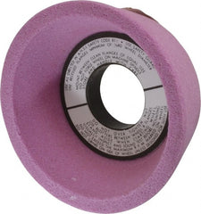 Grier Abrasives - 4" Diam, 1-1/4" Hole, 1-1/2" Thick, 80 Grit Type 11 Tool & Cutter Grinding Wheel - Exact Tool & Supply