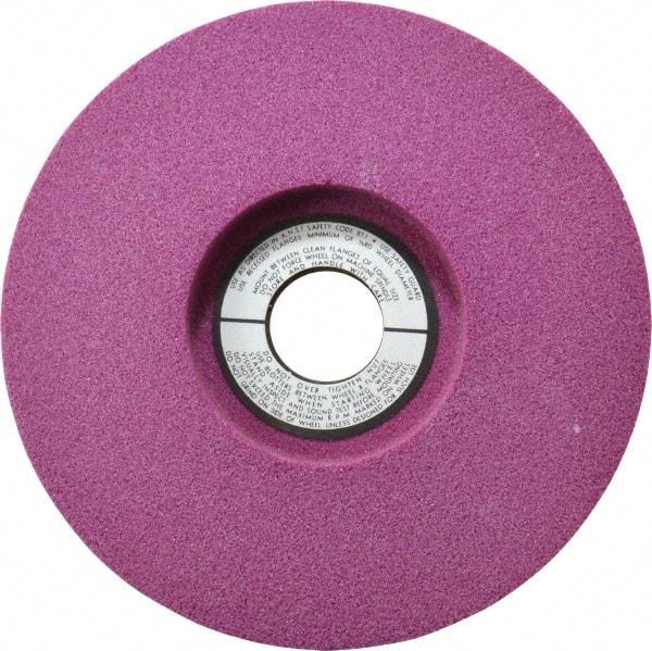 Grier Abrasives - 7" Diam x 1-1/4" Hole x 1" Thick, J Hardness, 60 Grit Surface Grinding Wheel - Aluminum Oxide, Type 5, Medium Grade, 3,600 Max RPM, Vitrified Bond, One-Side Recess - Exact Tool & Supply
