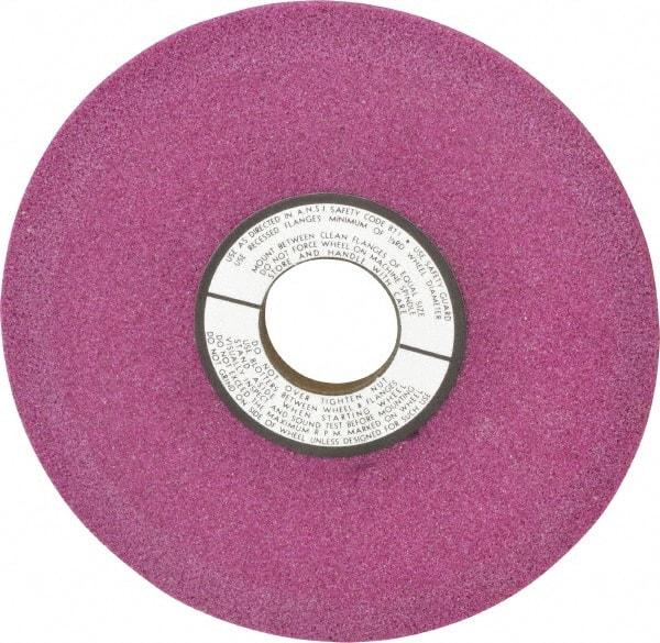 Grier Abrasives - 6" Diam, 1-1/4" Hole Size, 1/2" Overall Thickness, 60 Grit, Type 12 Tool & Cutter Grinding Wheel - Medium Grade, Aluminum Oxide, J Hardness, Vitrified Bond, 4,138 RPM - Exact Tool & Supply