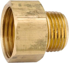 ANDERSON METALS - 3/4 FGHT & 1/2 MPT Garden Hose Female x MIP - Lead Free Brass, Female Hose to Male Pipe Connector - Exact Tool & Supply