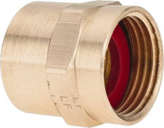 ANDERSON METALS - 3/4 FGHT & 3/4 FPT Garden Hose Female x FIP - Lead Free Brass, Female Hose to Female Pipe Connector - Exact Tool & Supply