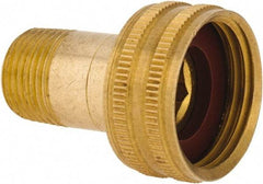 ANDERSON METALS - 3/4 FGHT & 3/8 MPT Garden Hose Female x MIP Swivel - Lead Free Brass, Female Hose to Male Pipe Swivel Connector - Exact Tool & Supply