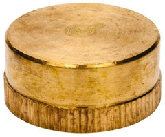 ANDERSON METALS - 3/4 GHT Garden Hose Cap - Lead Free Brass, Garden Hose Cap Connector - Exact Tool & Supply