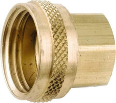 ANDERSON METALS - 3/4 FGHT & 1/2 FPT Garden Hose Female x FIP Swivel - Lead Free Brass, Female Hose to Female Pipe Swivel Connector - Exact Tool & Supply