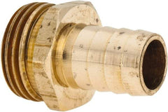 ANDERSON METALS - 3/4 GHT Garden Hose Barb x Male - Lead Free Brass, Male Hose to Barb Connector - Exact Tool & Supply