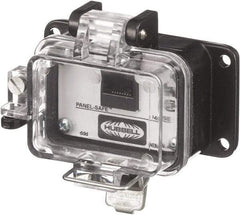 Hubbell Wiring Device-Kellems - 1 Port, Ethernet, Clear Data Port Receptacle - 3.2 Inch Long x 1.58 Inch Deep x 3.15 Inch Wide, Aluminum, Surface Mount, Gray - Exact Tool & Supply