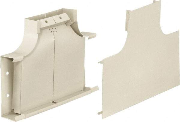 Hubbell Wiring Device-Kellems - 10.93 Inch Long x 7.27 Inch Wide x 1.62 Inch High, Raceway Fitting - Ivory, For Use with HBL4750 Series Raceways - Exact Tool & Supply