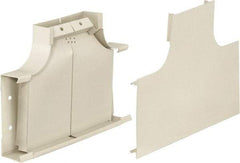 Hubbell Wiring Device-Kellems - 10.93 Inch Long x 7.27 Inch Wide x 1.62 Inch High, Raceway Fitting - Ivory, For Use with HBL4750 Series Raceways - Exact Tool & Supply