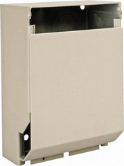 Hubbell Wiring Device-Kellems - 6.76 Inch Long x 4-3/4 Inch Wide x 2.66 Inch High, Rectangular Raceway Fitting - Ivory, For Use with HBL4750 Series Raceways - Exact Tool & Supply