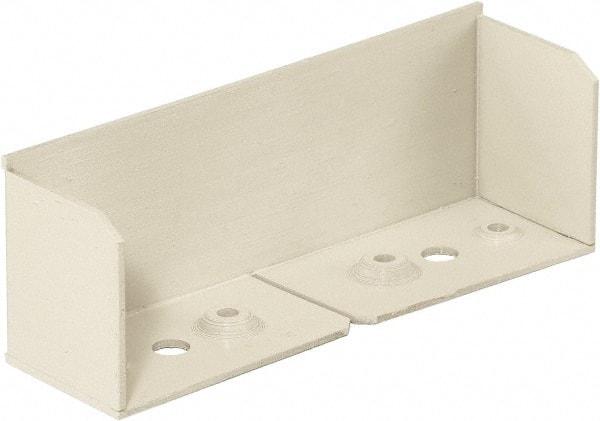 Hubbell Wiring Device-Kellems - 4.59 Inch Long x 1.31 Inch Wide x 1.64 Inch High, Rectangular Raceway Fitting - Ivory, For Use with HBL4750 Series Raceways - Exact Tool & Supply