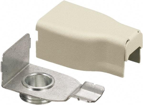Hubbell Wiring Device-Kellems - 2.13 Inch Long x 1.24 Inch Wide x Raceway Connector Coupling - Ivory, For Use with HBL500 Series Raceways and HBL750 Series Raceways - Exact Tool & Supply