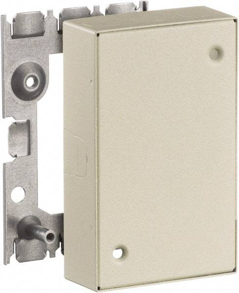 Hubbell Wiring Device-Kellems - 2.82 Inch Long x 1.13 Inch Wide x 4.54 Inch High, Rectangular Raceway Box - Ivory, For Use with HBL500 Series Raceways and HBL750 Series Raceways - Exact Tool & Supply
