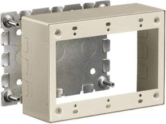 Hubbell Wiring Device-Kellems - 6.45 Inch Long x 2-1/4 Inch Wide x 4.54 Inch High, Rectangular Raceway Box - Ivory, For Use with HBL500 Series Raceways and HBL750 Series Raceways - Exact Tool & Supply