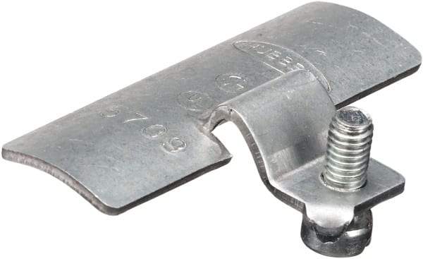 Hubbell Wiring Device-Kellems - 2 Inch Long, Raceway Grounding Clamp - Metallic, For Use with HBL500 Series Raceways and HBL750 Series Raceways - Exact Tool & Supply