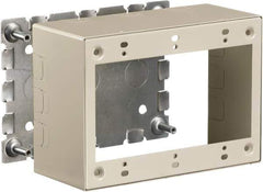 Hubbell Wiring Device-Kellems - 6.45 Inch Long x 2-3/4 Inch Wide x 4.54 Inch High, Rectangular Raceway Box - Ivory, For Use with HBL500 Series Raceways and HBL750 Series Raceways - Exact Tool & Supply