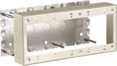 Hubbell Wiring Device-Kellems - 10.01 Inch Long x 1-3/4 Inch Wide x 4.54 Inch High, Rectangular Raceway Box - Ivory, For Use with HBL500 Series Raceways and HBL750 Series Raceways - Exact Tool & Supply