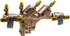 Conbraco - 1/2 Thread, 175 psi WOG Rating, Bronze Reduced Pressure Backflow Preventer Valve - Lead-Free, Use with Potable Water Applications - Exact Tool & Supply