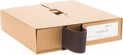 Made in USA - 2" x 50 Yd 80 Grit Aluminum Oxide Cloth Roll - J Weighted Backing - Exact Tool & Supply