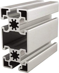 80/20 Inc. - 4 Meters Long x 45 mm Wide x 90 mm Deep, T-Slotted Aluminum Extrusion - Clear Anodized Finish - Exact Tool & Supply