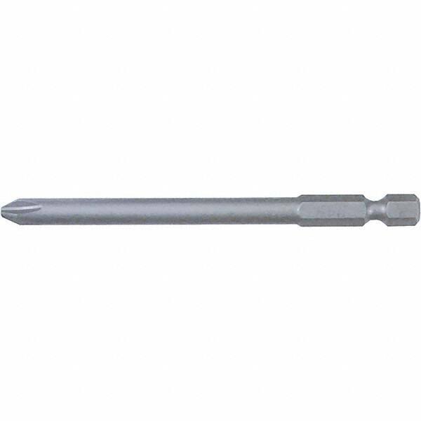 Wiha - #0 Power Bit - 1/4" Drive, 2-3/4" OAL - Exact Tool & Supply