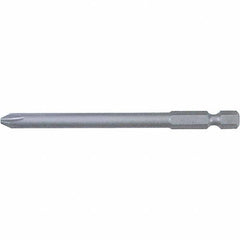 Wiha - #0 Power Bit - 1/4" Drive, 2-3/4" OAL - Exact Tool & Supply