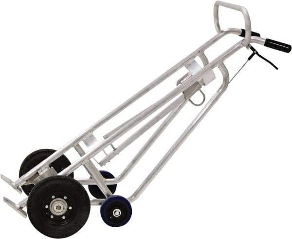 Valley Craft - 1,000 Lb Load Capacity, 30 & 55 Gal Drum Hand Truck - For 30 Gal & 55 Gal Drums - Exact Tool & Supply