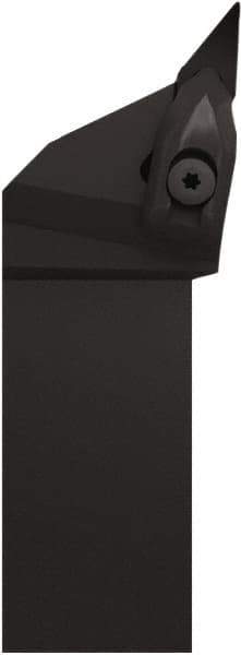 Seco - DVJN, Left Hand Cut, 93° Lead Angle, 1" Shank Height x 1" Shank Width, Negative Rake Indexable Turning Toolholder - 5" OAL, VNMG 332 Insert Compatibility, Series Dual Clamp - Exact Tool & Supply